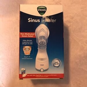 Vicks Sinus Inhaler Non Medicated Steam Relief Easy 5-15 Minute Treatment